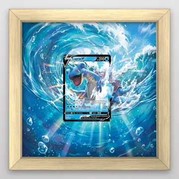 Lapras V 049/202 Swsh01 Sword and Shield Holo Pokemon TCG extension art top loader display view 3