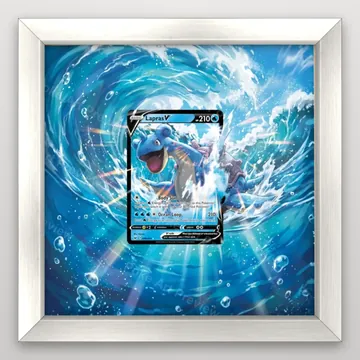 Lapras V 049/202 Swsh01 Sword and Shield Holo Pokemon TCG extension art top loader display view 5