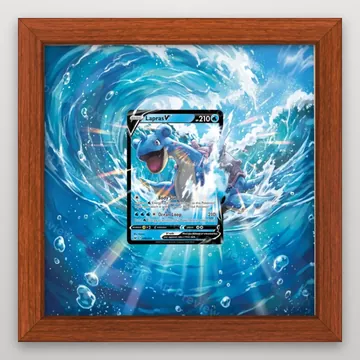 Lapras V 049/202 Swsh01 Sword and Shield Holo Pokemon TCG extension art top loader display view 2