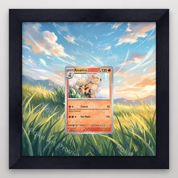 Arcanine SVP 011 promo Pokemon TCG extension art collector display view 4