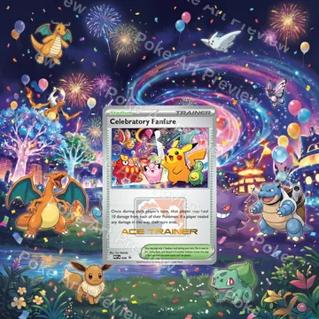 Celebratory Fanfare 028 Ace Trainer promo set 2 Pokemon TCG extension art collector display view 6