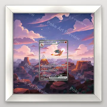 Charizard ex Scarlet & Violet 151 Pokemon TCG extension art collector display view 5