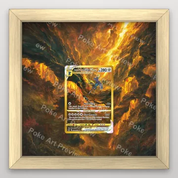Origin Forme Dialga VSTAR GG68 Crown Zenith Pokemon TCG extension art collector display view 3