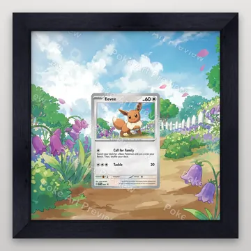 Eevee SV-P 043 promo Pokemon TCG extension art collector display view 4