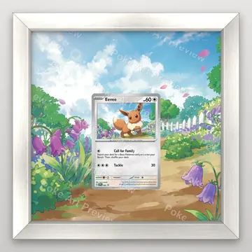 Eevee SV-P 043 promo Pokemon TCG extension art collector display view 5
