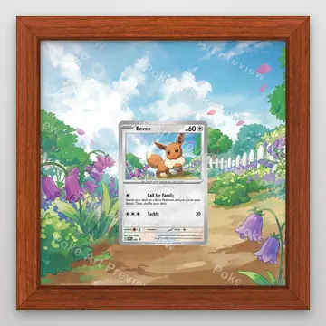 Eevee SV-P 043 promo Pokemon TCG extension art collector display view 2