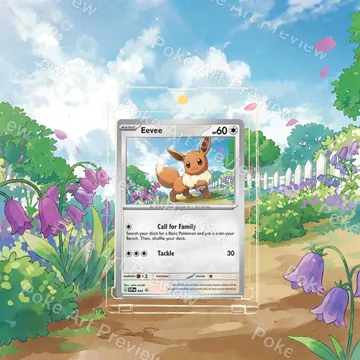 Eevee SV-P 043 promo Pokemon TCG extension art collector display view 6