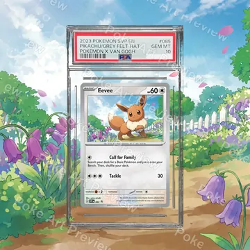 Eevee SV-P 043 promo Pokemon TCG extension art collector display view 7