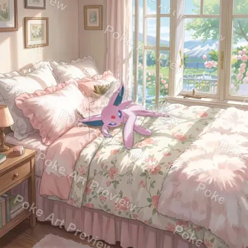 Espeon 058/103 M6a Pokemon TCG extension art collector display view 6
