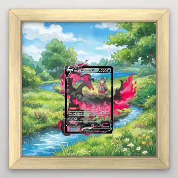 Galarian Moltres V Astral Radiance Trainer Gallery Pokemon TCG extension art collector display view 3