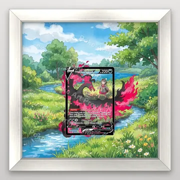 Galarian Moltres V Astral Radiance Trainer Gallery Pokemon TCG extension art collector display view 5