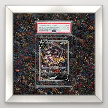 Giratina V 186/196 PSA Lost Origin Pokemon TCG extension art collector display view 5