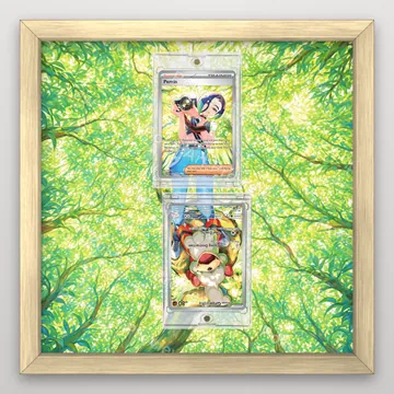 Hisuian Growlithe Hisui Gardie 075/066 and Perrin Sazare 092/066 Crimson Haze SV5a Pokemon TCG extension art collector display view 3