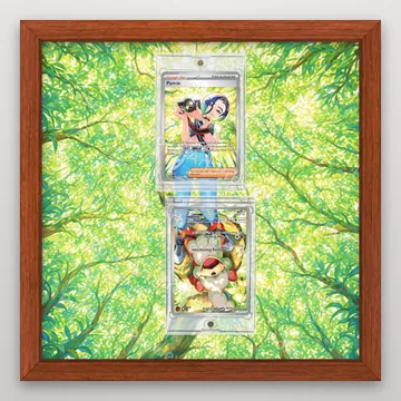 Hisuian Growlithe Hisui Gardie 075/066 and Perrin Sazare 092/066 Crimson Haze SV5a Pokemon TCG extension art collector display view 2
