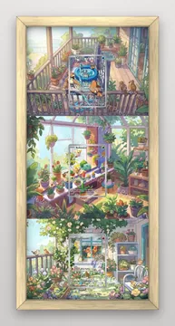 Squirtle, Bulbasaur and Charmander Scarlet & Violet 151 Pokemon TCG extension art collector display view 3