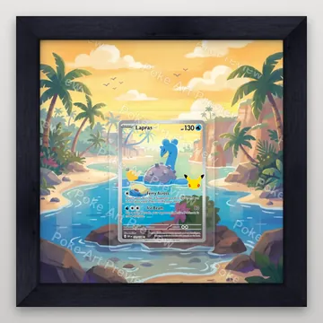 Lapras 131 30th Pokemon TCG extension art collector display view 4