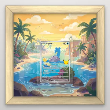 Lapras 131 30th Pokemon TCG extension art collector display view 3