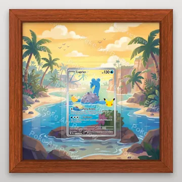 Lapras 131 30th Pokemon TCG extension art collector display view 2