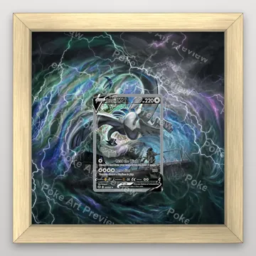 Lugia V 186/195 Silver Tempest Pokemon TCG extension art collector display view 3