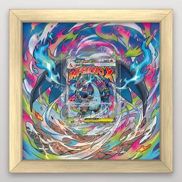Mega Charizard X ex 223/193 Terastal Festival ex Mega Art Pokemon TCG extension art collector display view 3