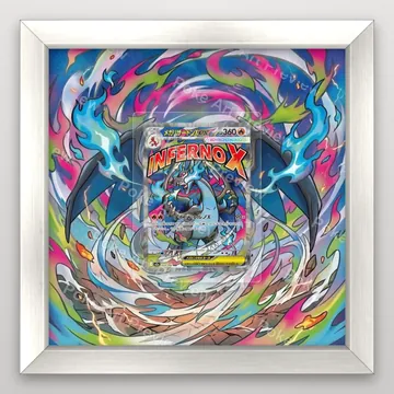 Mega Charizard X ex 223/193 Terastal Festival ex Mega Art Pokemon TCG extension art collector display view 5