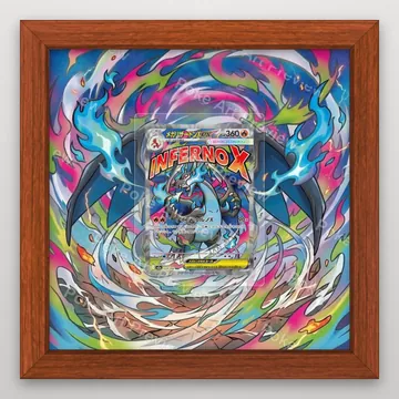 Mega Charizard X ex 223/193 Terastal Festival ex Mega Art Pokemon TCG extension art collector display view 2