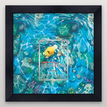 Misty's Psyduck 045/182 Destined Rivals set 2 Pokemon TCG extension art collector display view 4
