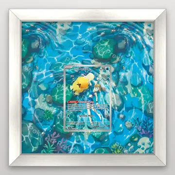 Misty's Psyduck 045/182 Destined Rivals set 2 Pokemon TCG extension art collector display view 5