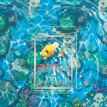 Misty's Psyduck 045/182 Destined Rivals set 2 Pokemon TCG extension art collector display view 6