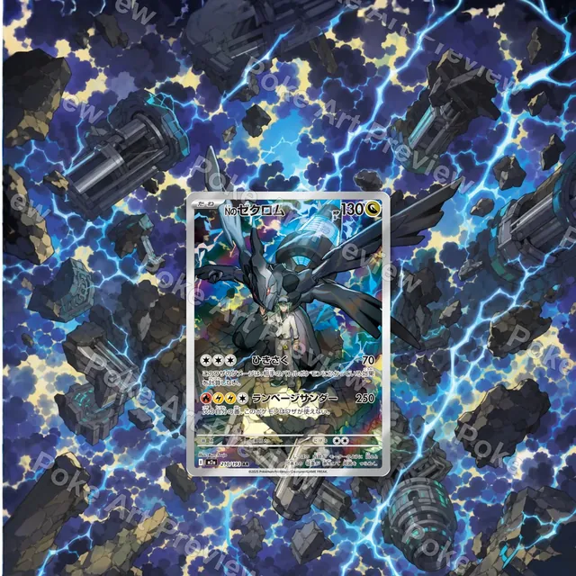 N's Zekrom 210/193 MEGA Dream ex Pokemon TCG extension art collector display