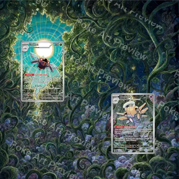 Ninjask Tekkanin 65/063 and Shedinja Nukenin 072/063 Mega Symphonia M1S Pokemon TCG extension art collector display view 6