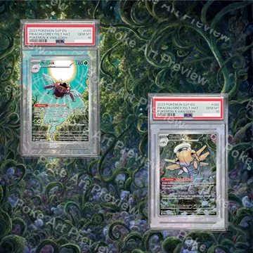 Ninjask Tekkanin 65/063 and Shedinja Nukenin 072/063 Mega Symphonia M1S Pokemon TCG extension art collector display view 8
