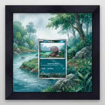 Paldean Wooper SV-P 041 promo Pokemon TCG extension art collector display view 4