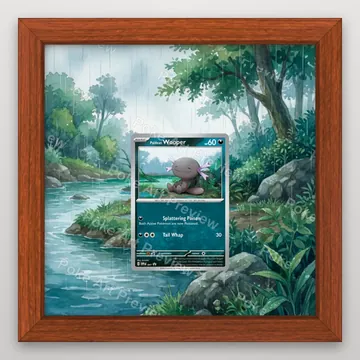 Paldean Wooper SV-P 041 promo Pokemon TCG extension art collector display view 2