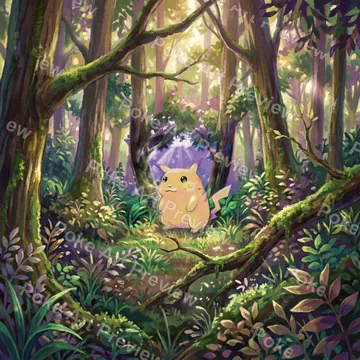 Pikachu 033/087 20th Anniversary Pokemon TCG extension art collector display view 6
