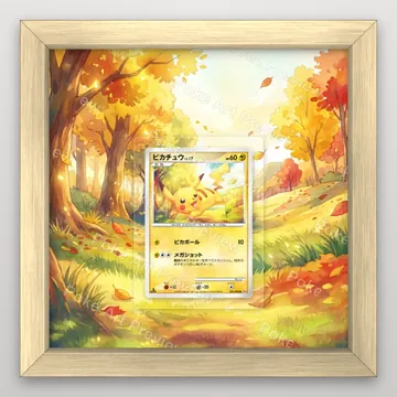Pikachu 031/090 Advent of Arceus Pokemon TCG extension art collector display view 3