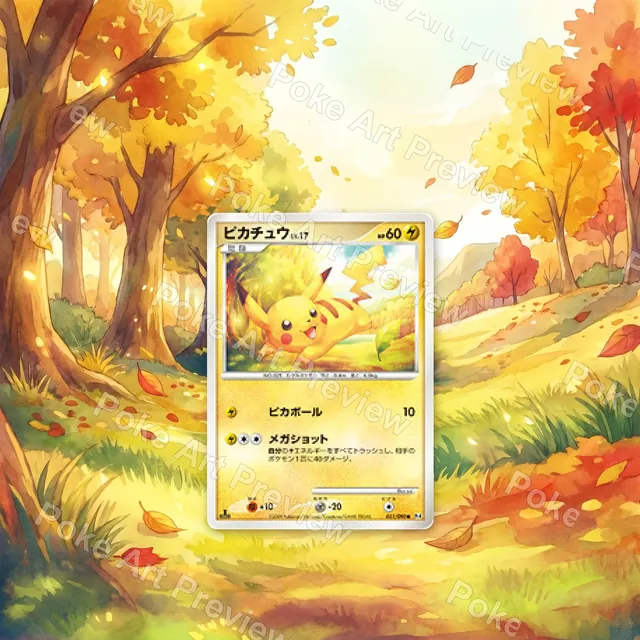 Pikachu 031/090 Advent of Arceus Pokemon TCG extension art collector display