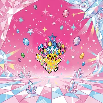 Pikachu ex 234/193 MEGA Dream ex Pokemon TCG extension art collector display view 6