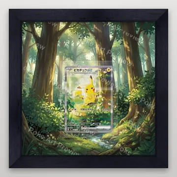 Pikachu ex 764/742 MC Pokemon TCG extension art collector display view 4