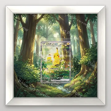Pikachu ex 764/742 MC Pokemon TCG extension art collector display view 5