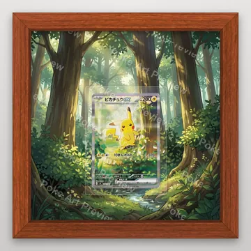 Pikachu ex 764/742 MC Pokemon TCG extension art collector display view 2