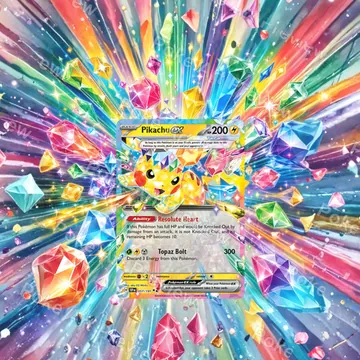 Pikachu ex 033/106 Super Electric Breaker Pokemon TCG extension art collector display view 6