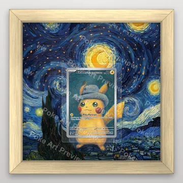 Pikachu with Grey Felt Hat 085 SVP Black Star Promos Pokemon TCG extension art collector display view 3