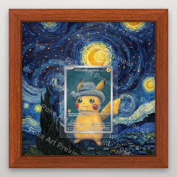 Pikachu with Grey Felt Hat 085 SVP Black Star Promos Pokemon TCG extension art collector display view 2