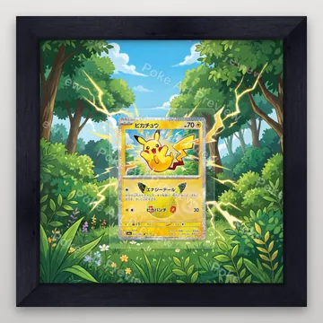 Pikachu 031/103 M6a Pokemon TCG extension art collector display view 4