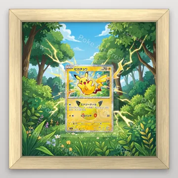 Pikachu 031/103 M6a Pokemon TCG extension art collector display view 3
