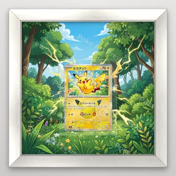 Pikachu 031/103 M6a Pokemon TCG extension art collector display view 5
