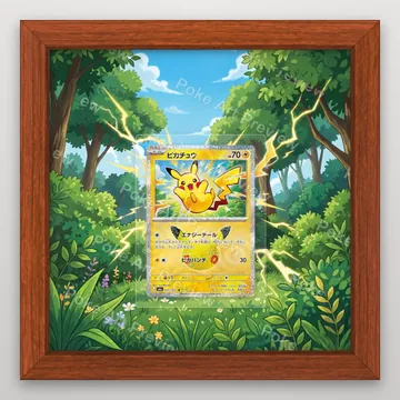 Pikachu 031/103 M6a Pokemon TCG extension art collector display view 2