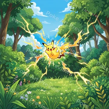 Pikachu 031/103 M6a Pokemon TCG extension art collector display view 6