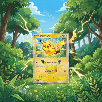 Pikachu 031/103 M6a Pokemon TCG extension art collector display view 1